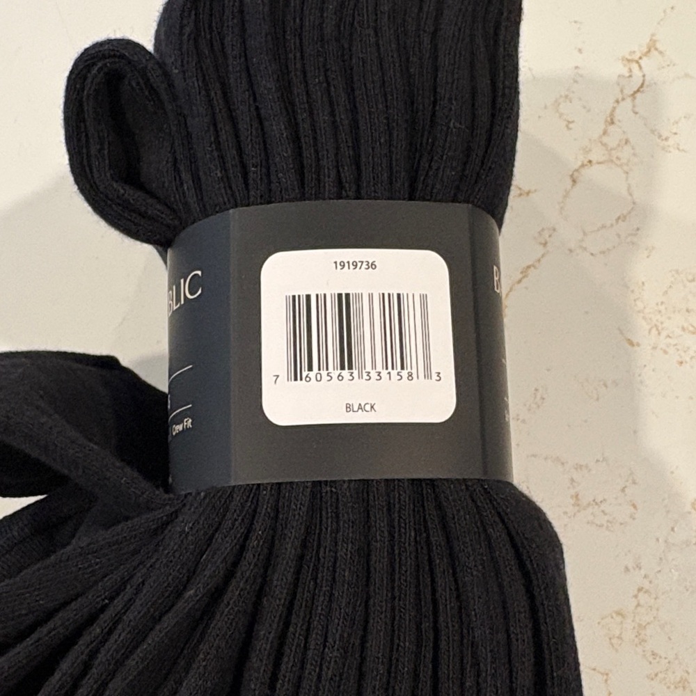 Banana Republic Men's Classic Black Dress Socks - Picture 3 of 5